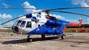 Helicóptero de transporte Mi-8T 1986 tras una importante revisión 2022 año