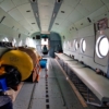 Mi-8AMT cargo cabin with auxiliary fuel tank